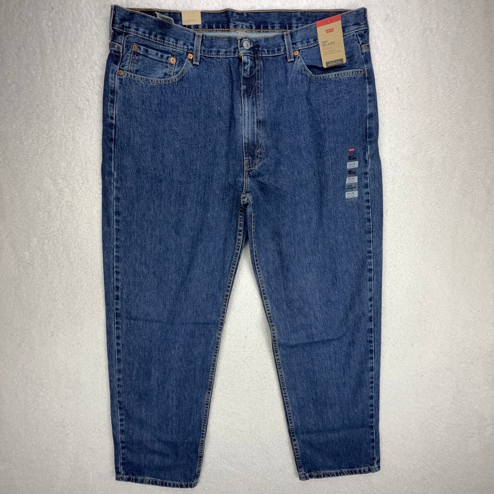 Levis 550 Relaxed Fit Mens Blue Jeans 44x34 NWT - Picture 2 of 8